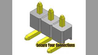 ライトアングル ピン ヘッダー コネクタ 2.54mm