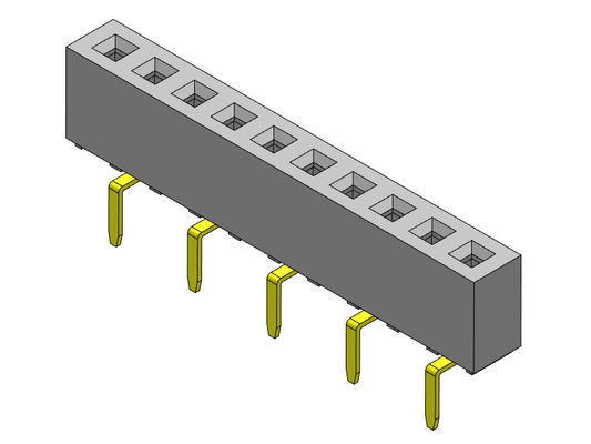 2.00mmの単一の列の女性のソケット ヘッダーの二重記入項目のすくいのタイプ1 *2PINへの1*40PIN