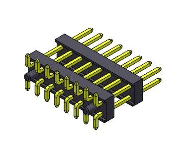 Pinヘッダーのコネクター2.54mmの止め釘2*2PINへの2*40PINとの二重列SMTのタイプ