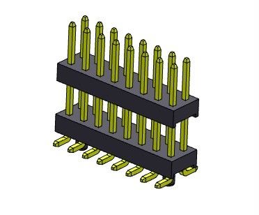 Pinヘッダーのコネクター2.54mmの止め釘2*2PINへの2*40PINとの二重列SMTのタイプ