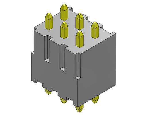 Pinヘッダーのコネクター2.54mmの二重列のすくいのタイプ2 *2PINへの2*40PIN H=7.40MM