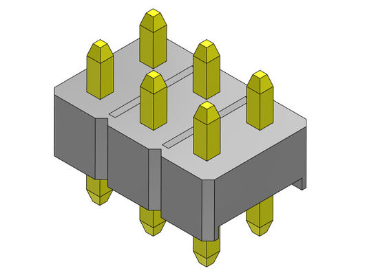 Pinヘッダーのコネクター2.54mmの二重列のすくいのタイプ2 *2PINへの2*40PIN H=2.54MM