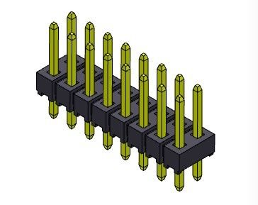 Pinヘッダーのコネクター2.54mmの二重列のすくいのタイプ2 *2PINへの2*40PIN H=2.54MM