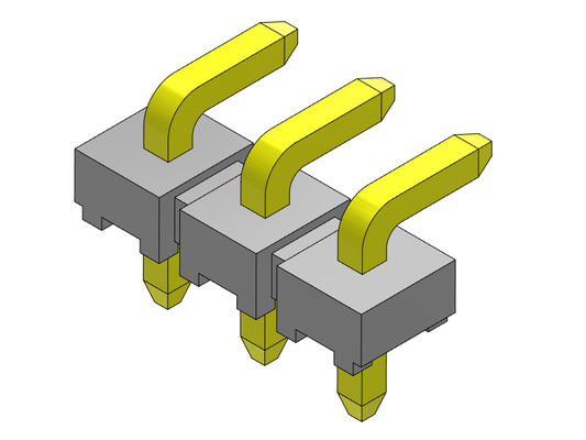 Pinヘッダーのコネクター2.54mmの単一の列のR/Aタイプ1 *2PINへの1*40PIN H=2.54MM H=1.5MM