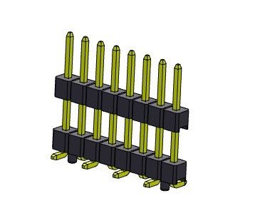 Pinヘッダーのコネクター2.54mmの止め釘1*2PINへの1*40PIN H=2.54MMが付いている二重列SMTのタイプ
