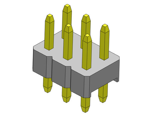 Pinヘッダーのコネクター2.00mmの二重列のすくいのタイプ2 *2PINへの2*40PIN H=2.00MM
