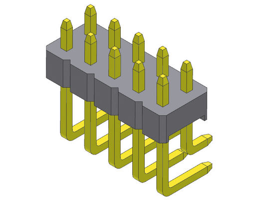 Pinヘッダーのコネクター2.00mmの二重列の直角のタイプ2 *2PINへの2*40PIN H=2.00MM