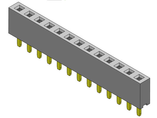 2.54mm PCBヘッダーのコネクターの単一の列のすくいのタイプ コネクター1*2PINへの1*40PIN