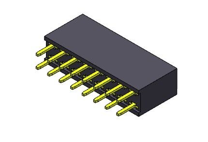 女性ヘッダーのコネクター2.54mmの二重列のすくいのタイプ2 *2PINへの2*40PIN H=8.50mm