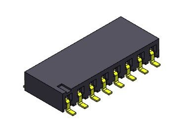 女性ヘッダーのコネクター2.54mmの単一の列の記入項目SMTのタイプ1 *2PINへの1*40PIN H=3.40mm