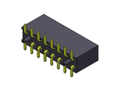 SMTはサーキット ボード ヘッダーのコネクターに2.54mm 2*2PINに2*40PIN H=8.50mmをタイプする