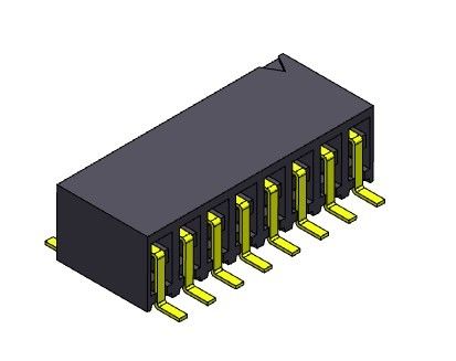 2.54mm PCBヘッダーのコネクターの二重列の記入項目の表面の台紙のコネクター2*2PINへの2*40PIN