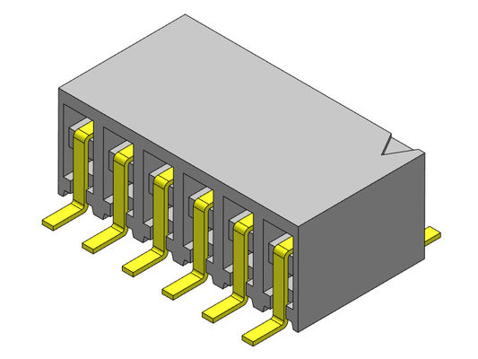 2.54mm PCBヘッダーのコネクターの二重列の記入項目の表面の台紙のコネクター2*2PINへの2*40PIN