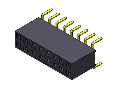 2.54mmの二重列の二重記入項目Pin女性ヘッダーのコネクター2*2PINへの2*40PIN
