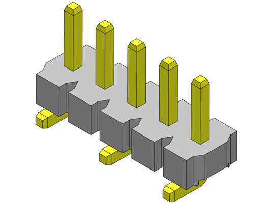 Pinヘッダーのコネクター3.96mmの単一の列SMTのタイプ1 *2PINへの1*24PIN H=3.18MM
