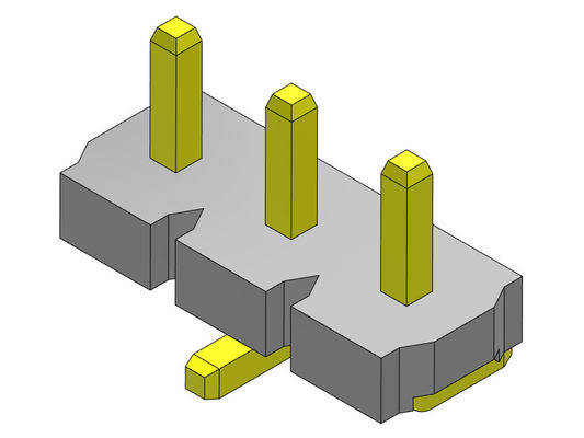 Pinヘッダーのコネクター5.08mmの単一の列SMTのタイプ1 *2PINへの1*20PIN H=2.54MM