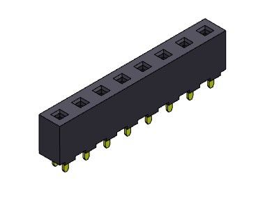 女性ヘッダーのコネクター5.08mmの単一の列のすくいのタイプ1 *2PINへの1*20PIN H=8.90mm