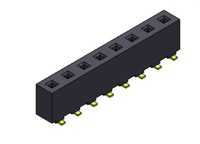 女性ヘッダーのコネクター5.08mmの単一の列SMTのタイプ1 *2PINへの1*20PIN H=8.90mm