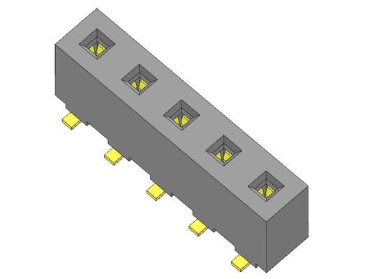 女性ヘッダーのコネクター5.08mmの単一の列SMTのタイプ1 *2PINへの1*20PIN H=8.90mm