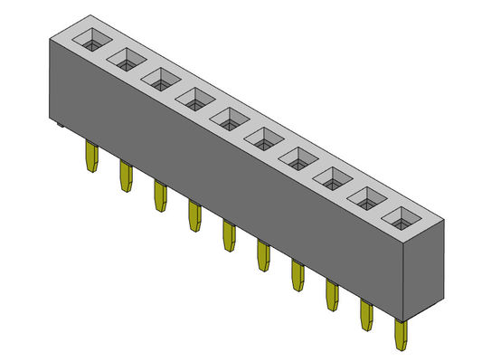 女性ヘッダーのコネクター2.00mmの単一の列のすくいのタイプ1 *2PINへの1*40PIN H=4.30mm