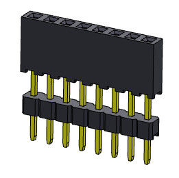 女性ヘッダーのコネクター2.00mmの単一の列の高いタイプ1 *2PINへの1*40PIN