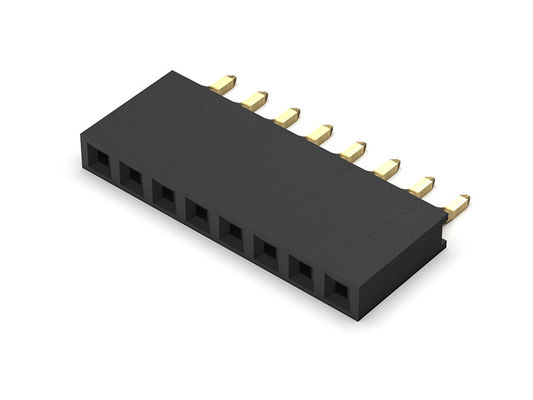 女性ヘッダーのコネクター2.00mmの単一の列のすくいのタイプ1 *2PINへの1*40PIN H=6.35mm