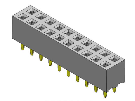 女性ヘッダーのコネクター2.00mmの二重列のすくいのタイプ2 *2PINへの2*40PIN H=4.30mm
