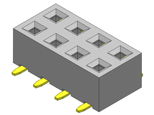 2*40PIN PCBヘッダーのコネクターの表面の台紙の女性ヘッダー2.00mmへの2*2PIN