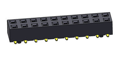 2*40PIN PCBヘッダーのコネクターの表面の台紙の女性ヘッダー2.00mmへの2*2PIN