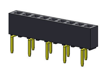 2.00mmの単一の列の女性のソケット ヘッダーの二重記入項目のすくいのタイプ1 *2PINへの1*40PIN