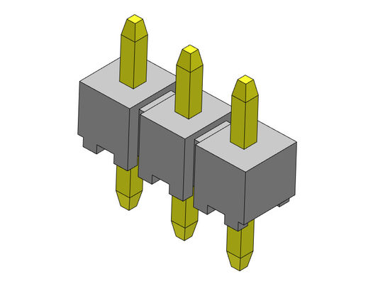 Pinヘッダーのコネクター2.00mmの単一の列のすくいのタイプ1 *2PINへの1*40PIN H=2.00MM