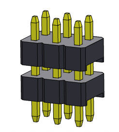 Pinヘッダーのコネクター2.00mmの二重列の積み重ねのすくいのタイプ2 *2PINへの2*40PIN