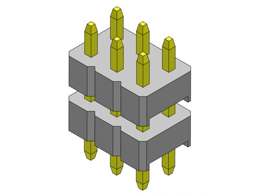 Pinヘッダーのコネクター2.00mmの二重列の積み重ねのすくいのタイプ2 *2PINへの2*40PIN