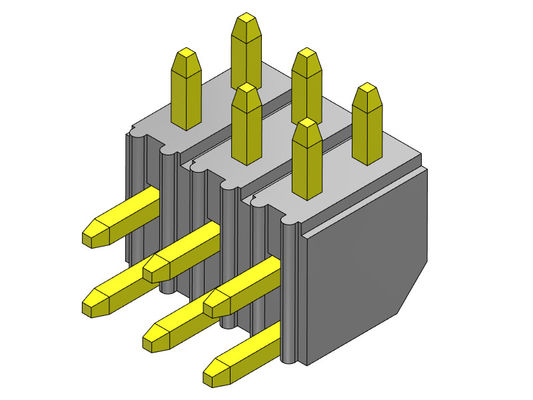 Pinヘッダーのコネクター2.00mmの二重列のR/Aまっすぐなタイプ2 *2PINへの2*40PIN H=4.30MM