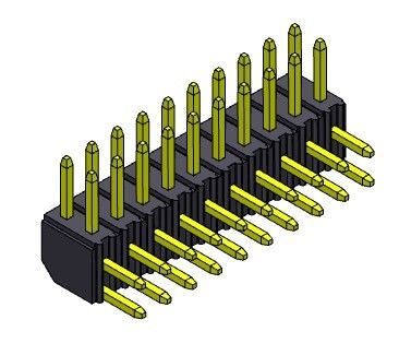 Pinヘッダーのコネクター2.00mmの二重列のR/Aまっすぐなタイプ2 *2PINへの2*40PIN H=4.30MM