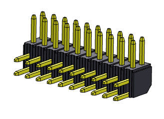 Pinヘッダーのコネクター2.00mmの二重列のR/Aまっすぐなタイプ2 *2PINへの2*40PIN H=4.30MM