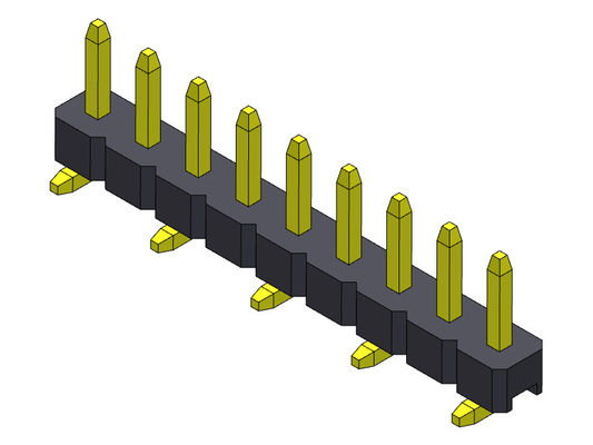 2.00mmの単一の列PCBヘッダーのコネクターSMTのタイプ1 *2PINへの1*40PIN H=2.00MM