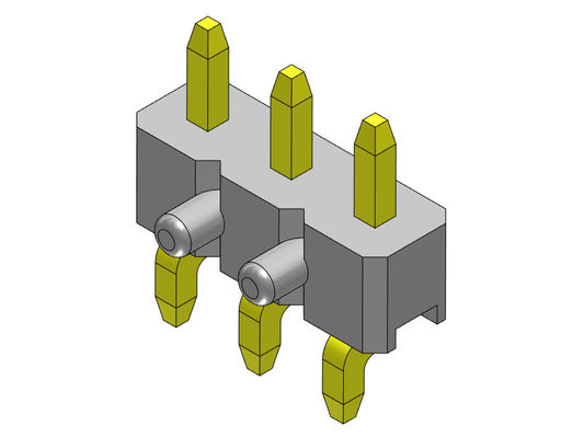 Pinヘッダーのコネクター2.00mmの単一の列の側面の記入項目SMTのタイプ1 *2PINへの1*40PIN H=2.00MM