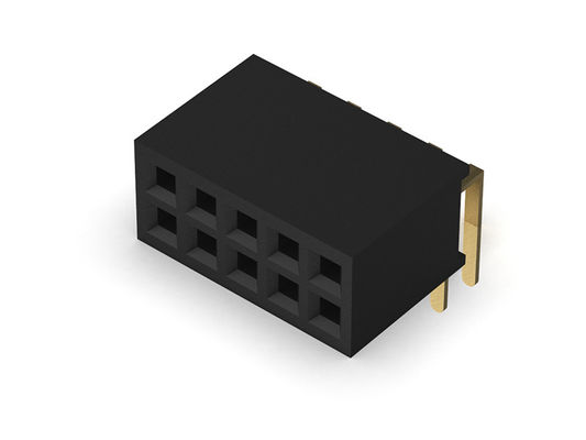 女性ヘッダーのコネクター1.27mmの二重列のR/Aタイプ2 *3PINへの2*50PIN H=4.40mm
