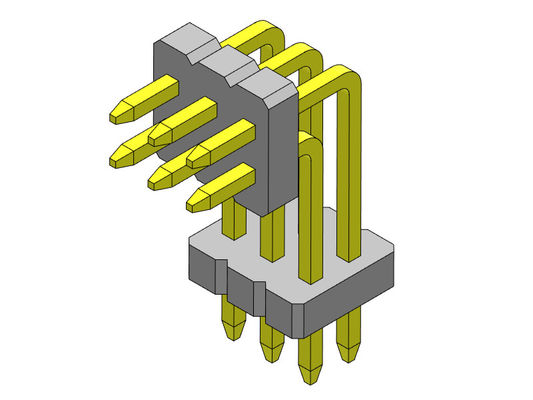1.27mm女性Pinヘッダーのコネクターの二重列2*2PINへの2*50PIN SQ0.40mm