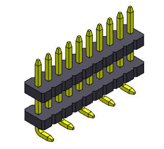SMT Pin女性ヘッダーのコネクター1*2PINへの1*40PIN SQ0.40mm
