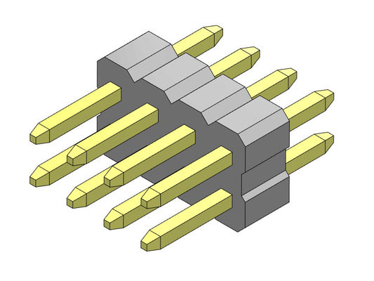 2*40PIN Pin女性ヘッダーのコネクター1.00mmの二重列のまっすぐなタイプへの2*3PIN