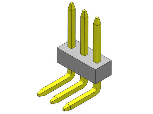 1.00mm Pin女性ヘッダーのコネクターR/A Pinの電気コネクタ1*2PINへの1*40PIN