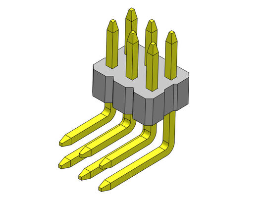 1.00mmの二重列Pinヘッダーのコネクターの女性のR/Aタイプ2 *2PINへの2*40PIN