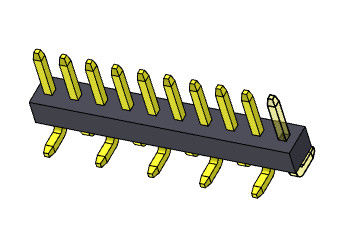 1.00mmの単一の列Pin女性ヘッダーのコネクターSMTのタイプ1 *2PINへの1*40PIN