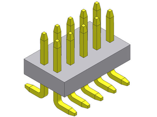 二重列Pin女性ヘッダーのコネクター1.00mm 2*2PINへの2*40PIN