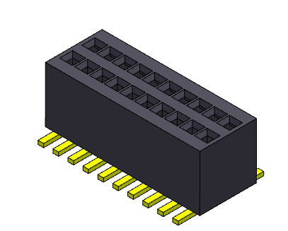 0.80mmの女性Pinヘッダー2*3PINへの2*50PINへの二重列SMTの女性