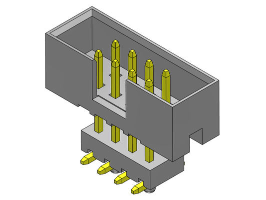 2.00mm高いSMTのすくい箱ヘッダーのコネクター2*4-2*25Pin Nylon6T 2AMP