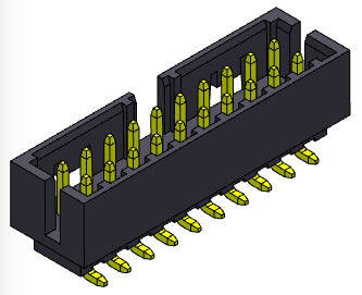 2.00mmの箱ヘッダーのコネクターSMTヘッダーのコネクター2AMP 2*5-2*25Pin