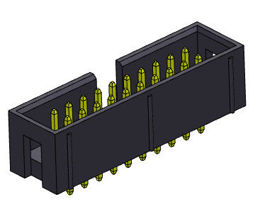 二重列のまっすぐなすくい2.54mmの箱ヘッダー2*3-2*32Pin 600V AC/DC
